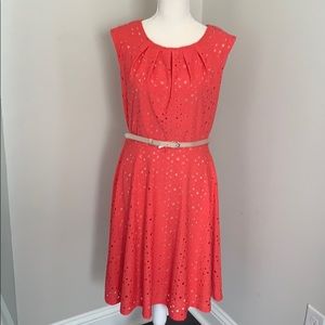 women’s coral dress